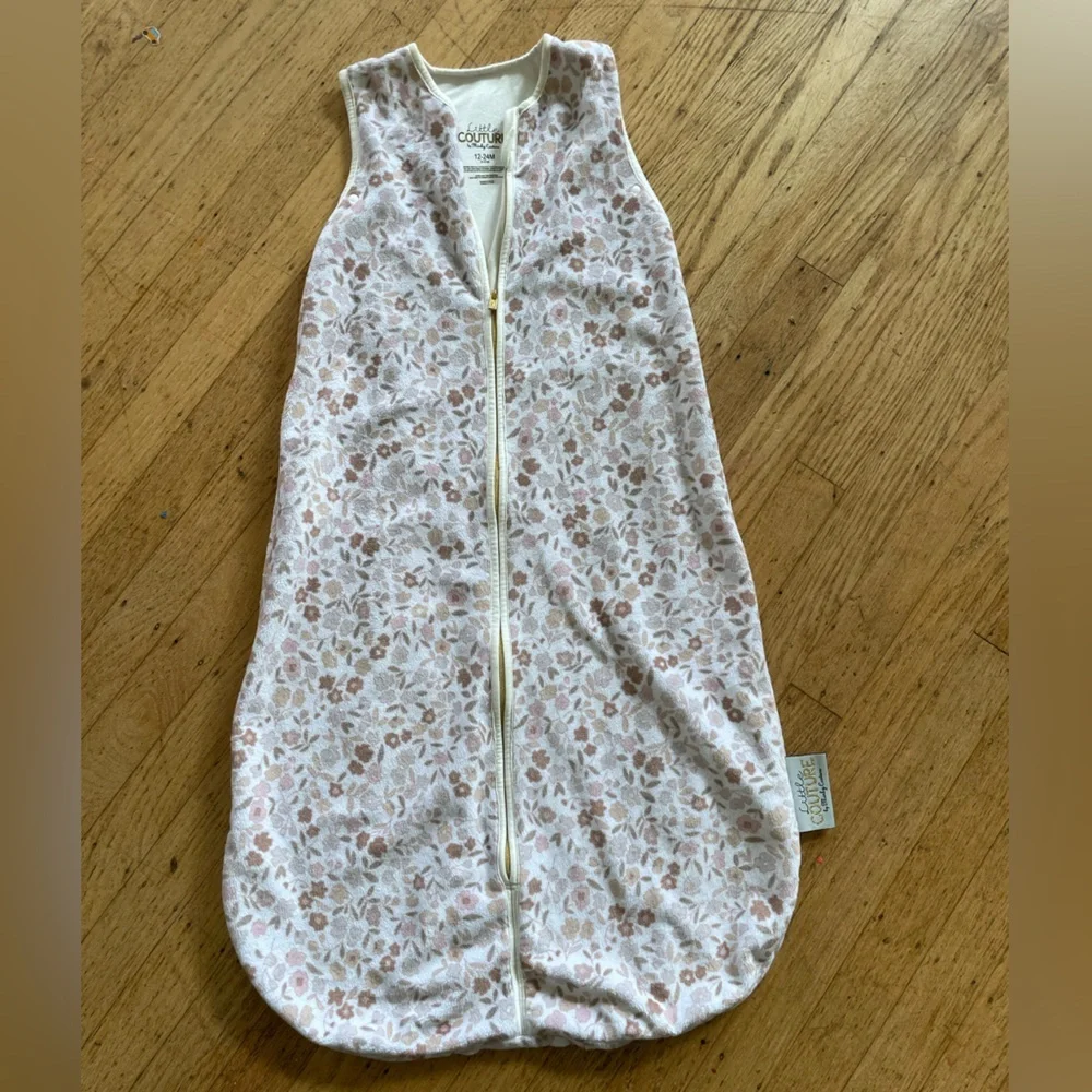 Minky Couture floral sleep sack